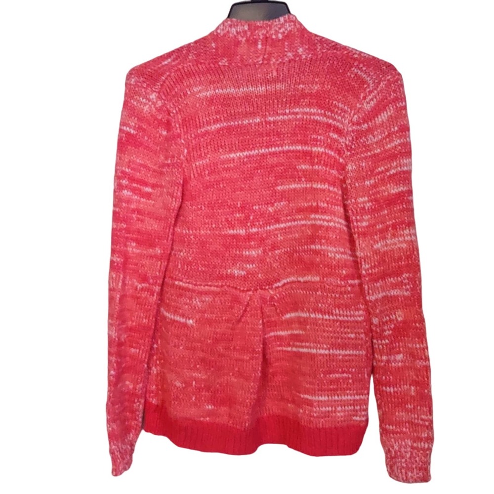 Stitch Fix Skies Are Blue Space Dye Cardigan Red Medium - Picture 7 of 8